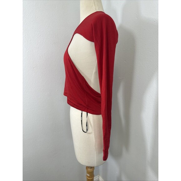 SER O YA Crop Top Women L Red Ellis Twist Cutoutcore Coquette Festival Femme Y2K - Picture 4 of 10